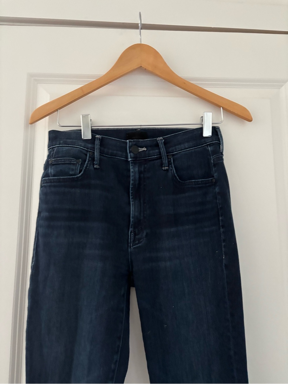 Mother Denim The Insider Crop Step Fray High Rise Night Tripper - Picture 5 of 10